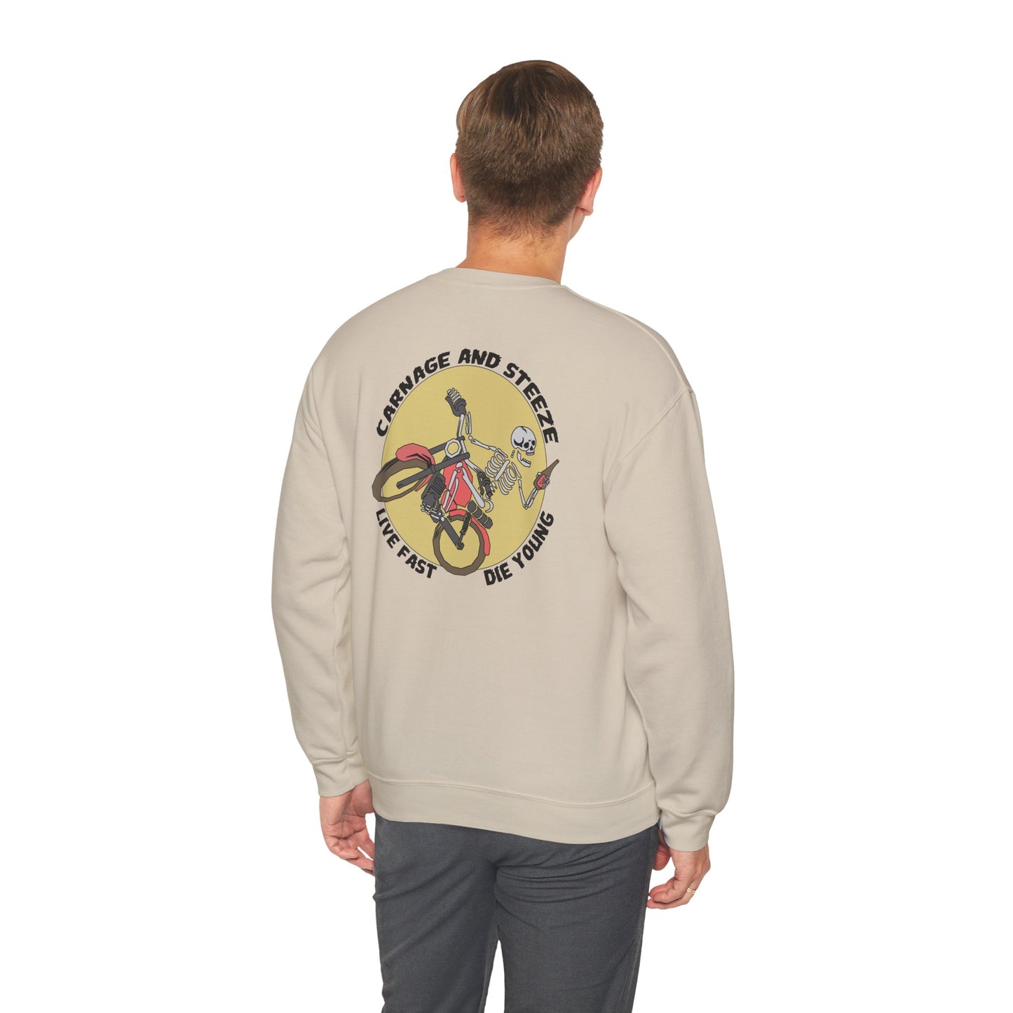 "Live Fast Die Young" Crewneck Sweatshirt